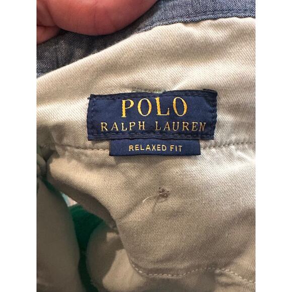 Polo Ralph Lauren Relaxed Fit 9" Chino Shorts Size 34 Faded Mint Green Blemish - Picture 7 of 7